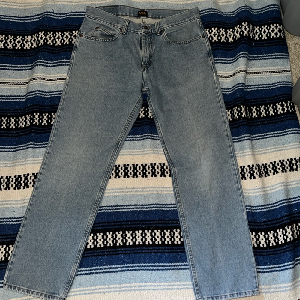 Vintage lee straight leg jeans